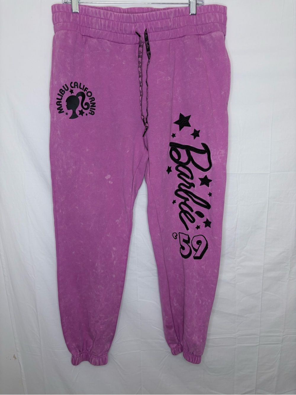 Barbie Purple Graphic Jogger Sweatpants